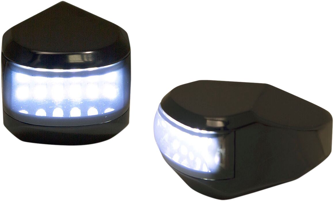 Multi-Replacement Light - Black Ano W/Smoke-Amber/White Alloy Art