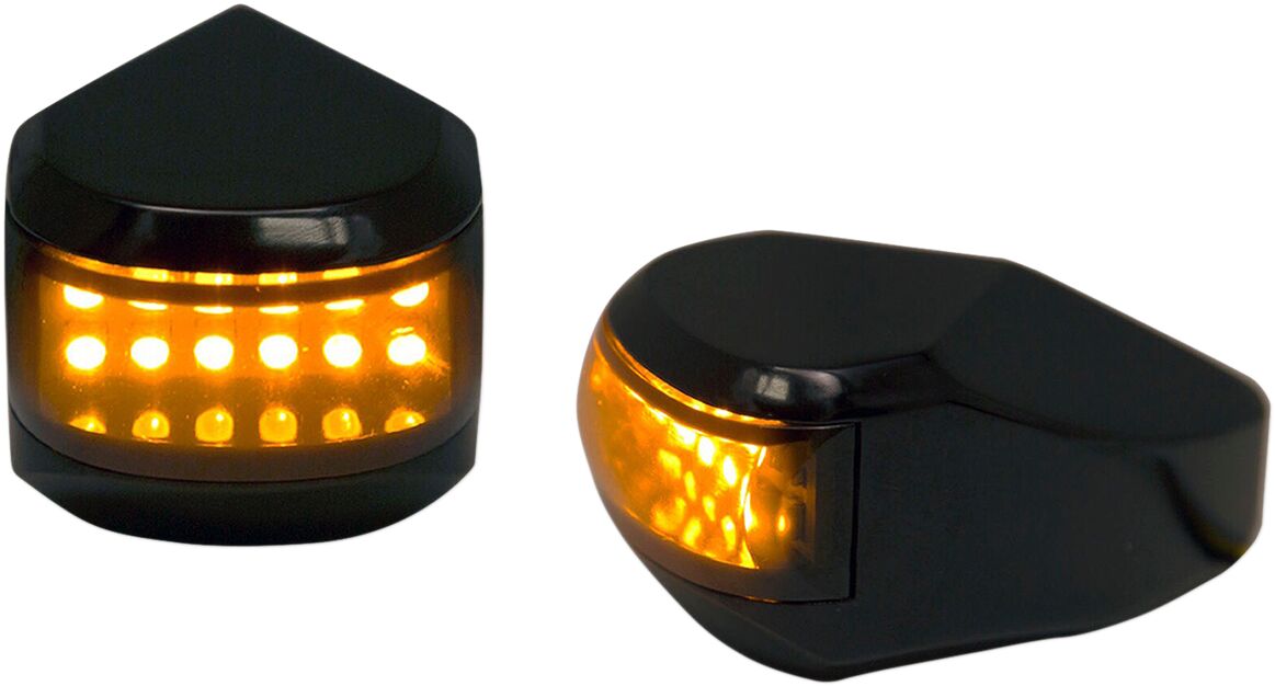 Alloy Art Multi-Replacement Light - Black Ano W/Smoke-Amber/White Turn Signals Alloy Art