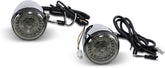 Custom Dynamics ProBeam® Amber/White Dynamic rings Front Turn Signals, Chrome - 15+ Indian Turn Signals Custom Dynamics