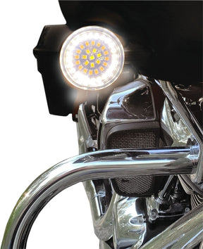 Drag Specialties Light Dual Ring Bllt TURN SIGNAL GROUP Drag Specialties
