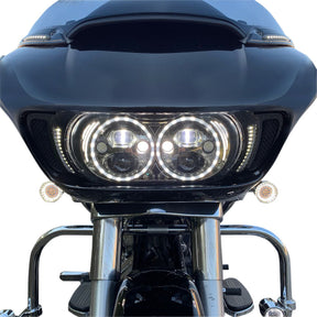 Drag Specialties Light Dual Ring Bllt TURN SIGNAL GROUP Drag Specialties