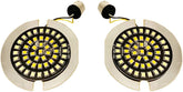 Drag Specialties Light Dual Ring Flat TURN SIGNAL GROUP Drag Specialties