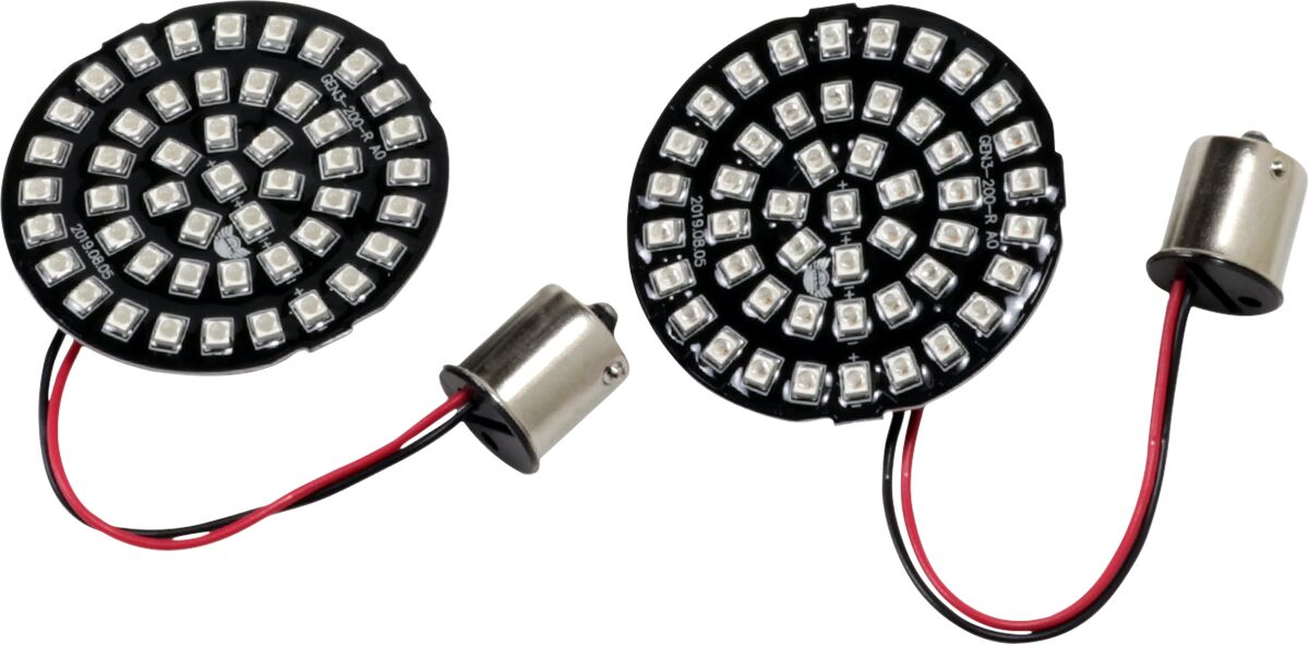 Drag Specialties Insert Led Red 1156 TURN SIGNAL GROUP Drag Specialties