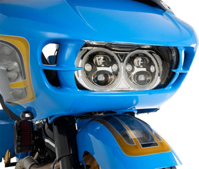 Custom Dynamics ProBeam® Front Amber/White Turn Signals, Gloss Black - 15+ Touring Turn Signals Custom Dynamics