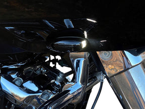 Custom Dynamics ProBeam® Front Amber/White Turn Signals, Gloss Black - 15+ Touring Turn Signals Custom Dynamics