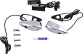 Custom Dynamics ProBeam® Front Amber/White Turn Signals, Chrome - 15+ Touring Turn Signals Custom Dynamics