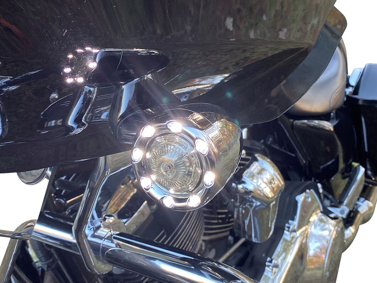 Custom Dynamics Signal Bllt 1157 Chr/Smk TURN SIGNAL GROUP Custom Dynamics