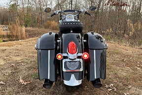 Custom Dynamics ProBeam® Bullet Ringz Rear LED Turn Signals, Chrome Smoked - 15+ Indian Turn Signals Custom Dynamics