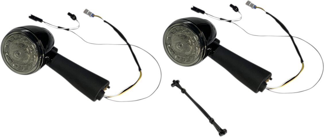 Custom Dynamics ProBeam® Rear Turn Signals, Black Smoke - 15-24 Scout Turn Signals Custom Dynamics