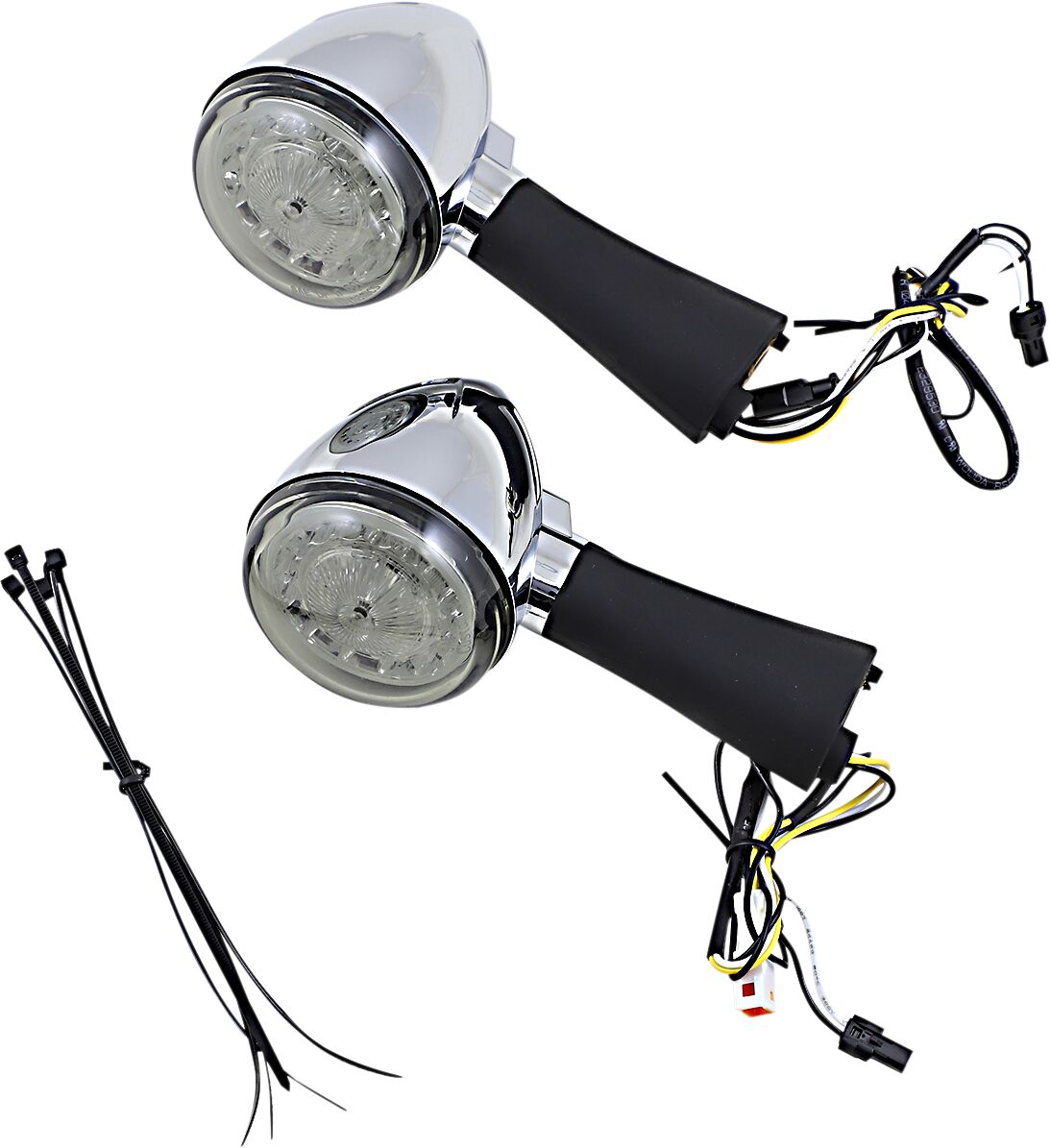 Custom Dynamics ProBeam® Rear Turn Signals, Chrome Smoke - 15-24 Scout Turn Signals Custom Dynamics