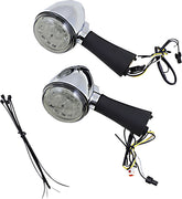 Custom Dynamics ProBeam® Rear Turn Signals, Chrome Smoke - 15-24 Scout Turn Signals Custom Dynamics