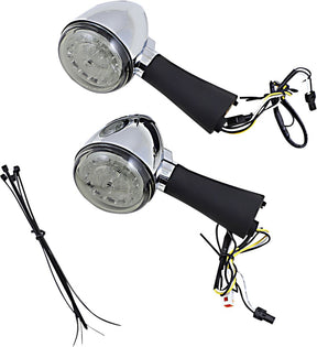 Custom Dynamics ProBeam® Rear Turn Signals, Chrome Smoke - 15-24 Scout Turn Signals Custom Dynamics