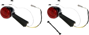 Custom Dynamics ProBeam® Rear Turn Signals, Chrome Red - 15-24 Scout Turn Signals Custom Dynamics