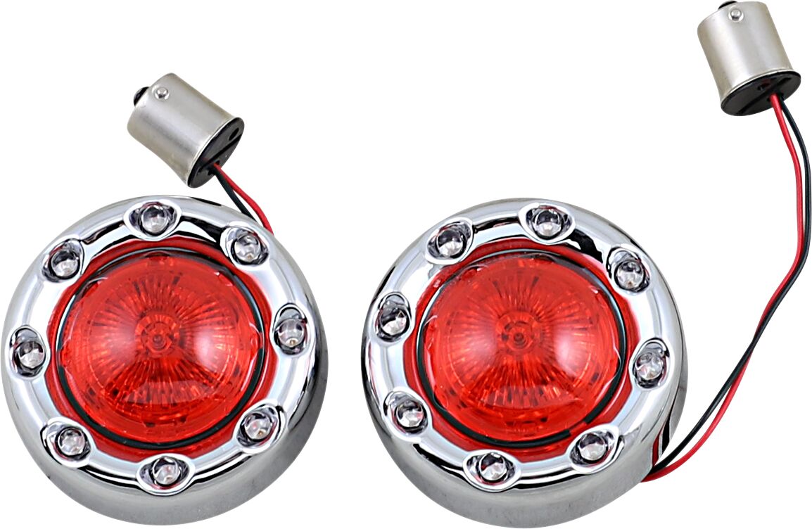 Custom Dynamics Tsignl R. Bltrng Chr/Red TURN SIGNAL GROUP Custom Dynamics