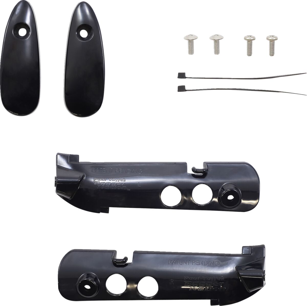 Paul Yaffe Bagger Nation Turn Signal Elim Rg Blk Turn Signals Paul Yaffe Bagger Nation