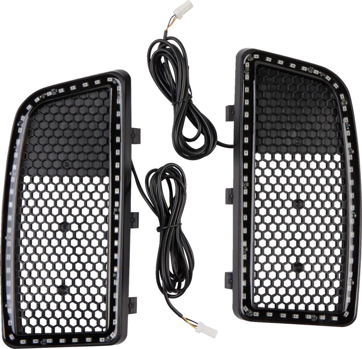 Custom Dynamics Amber Auxiliary LED Lower Fairing Inserts - 14+ Touring & Trike Turn Signals Custom Dynamics