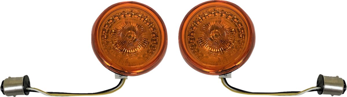Custom Dynamics ProBeam® Front 1157 Halo Turn Signals, Amber Lens Turn Signals Custom Dynamics