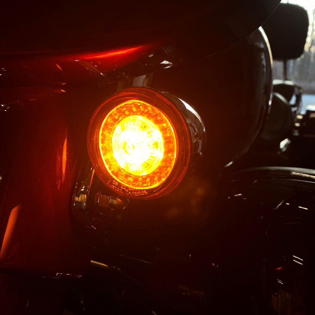 Custom Dynamics ProBeam® Front 1157 Halo Turn Signals, Amber Lens Turn Signals Custom Dynamics