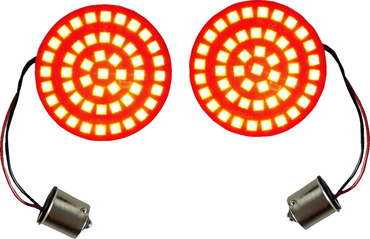 Custom Dynamics Insert Rtsig Led Red 1156 TURN SIGNAL GROUP Custom Dynamics