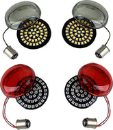 Custom Dynamics Genesis® 4 LED Front & Rear Turn Signal Kit - Touring & Dyna & Sportster & Softail Turn Signals Custom Dynamics
