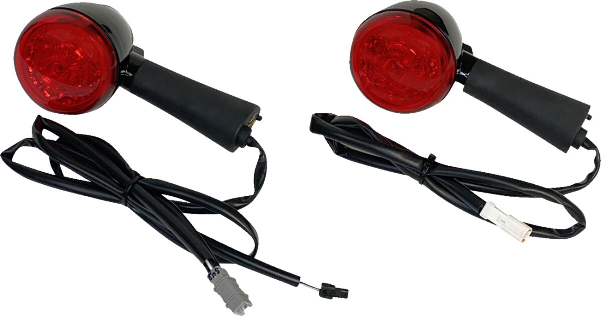Custom Dynamics ProBeam® Rear Led turn Signals, Red - 18-24 Indian Turn Signals Custom Dynamics