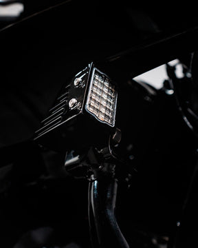 Low Rider ST High-Performance Led Front Turn Signal, Gloss Black - 22-25 Softail Low Rider ST Turn Signals Custom Dynamics