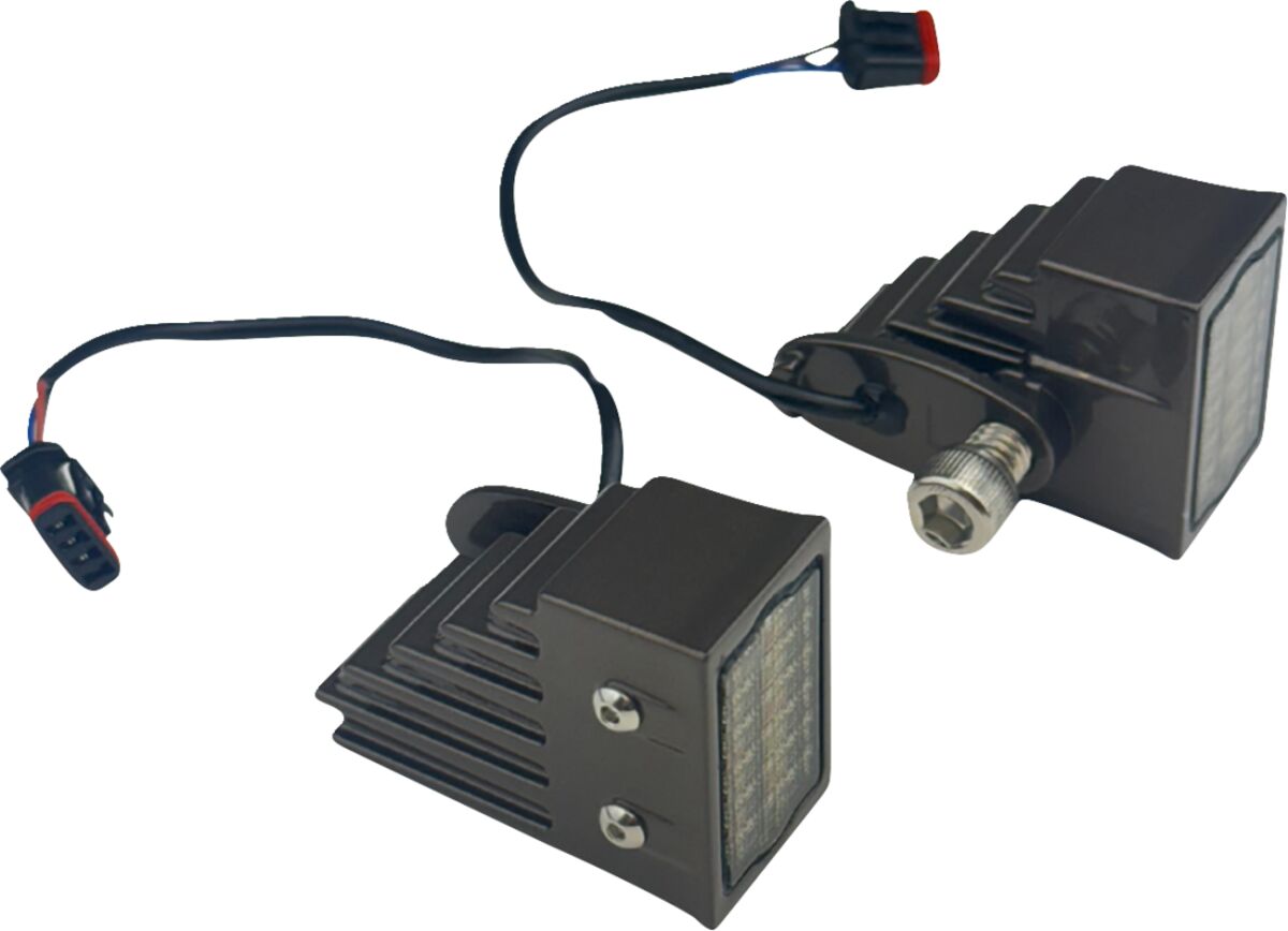 Low Rider ST High-Performance Led Front Turn Signal, Dark Bronze - 22-25 Softail Low Rider ST Taillight & Turn Signals Custom Dynamics Default Title