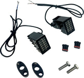 Rear Strut Mount Led Turn Signals, Red Led Smoked Lens - Dyna & Softail & Sportster Turn Signals Custom Dynamics Default Title