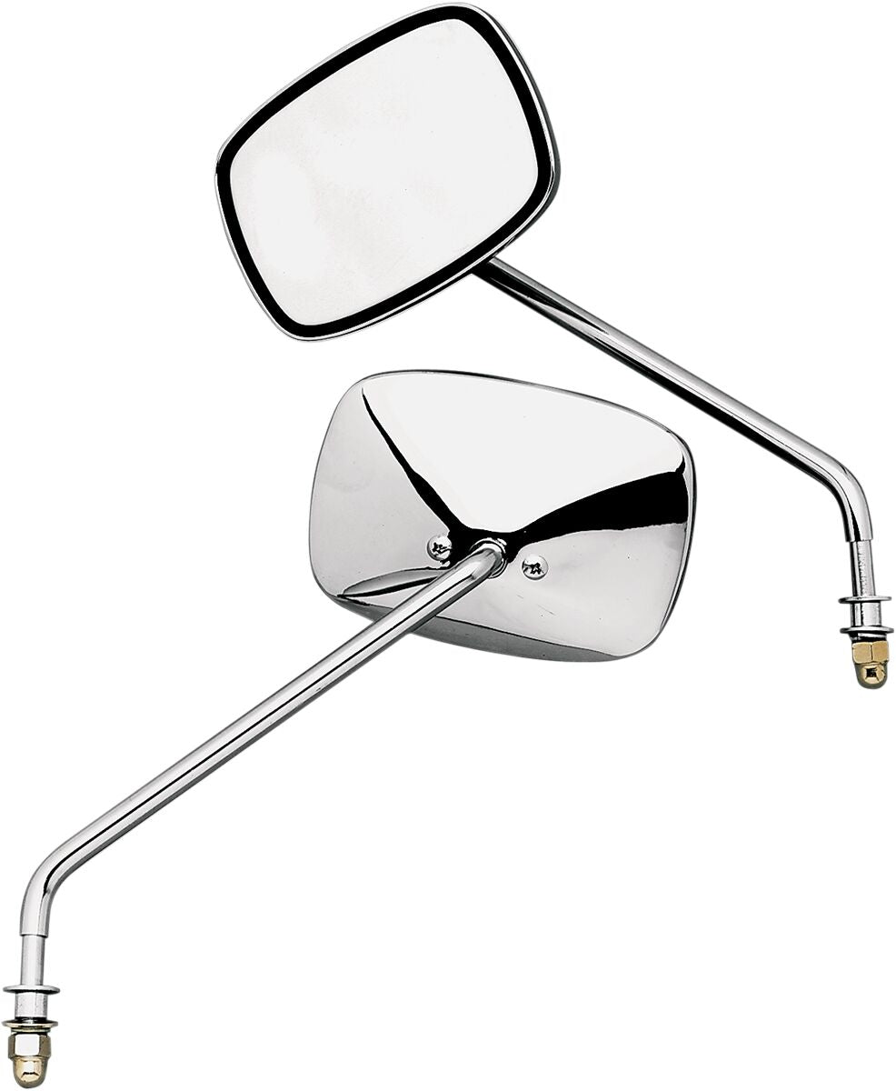 Emgo Mirror Chrome Pair Ec Longstem MIRRORS Emgo