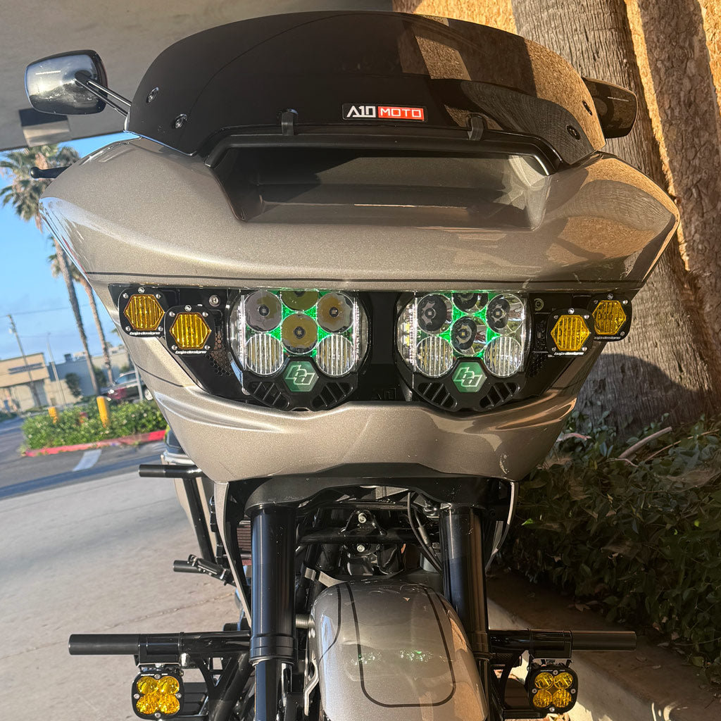 A10 Moto Baja Designs Lp6 Lighting Combo Kit - 23.5+ Road Glide Headlight A10 Moto