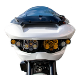 A10 Moto Baja Designs Lp6 Lighting Combo Kit - 23.5+ Road Glide Headlight A10 Moto Clear/Clear (Amber Backlit) 2 pair Amber (Most Common)