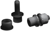 Parts Unlimited Bolt License 100 Pk Black LICENSE PLATE GROUP Parts Unlimited