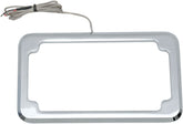 Cycle Visions Frame Plt W/Light Chrome LICENSE PLATE GROUP Cycle Visions