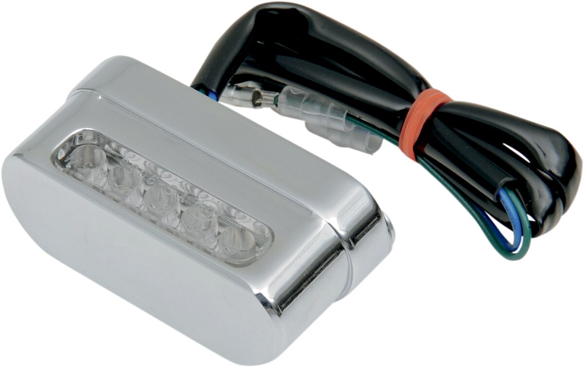 Drag Specialties Light Led Tag Chr LICENSE PLATE GROUP Drag Specialties