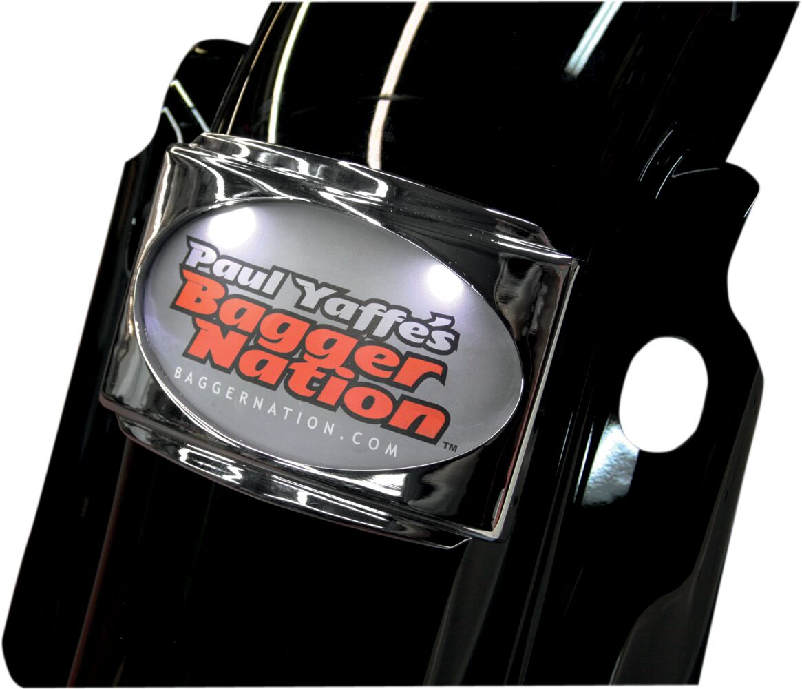 Paul Yaffe Bagger Nation Stealth 3 License Frame Cvo Chrome License Plate Paul Yaffe Bagger Nation