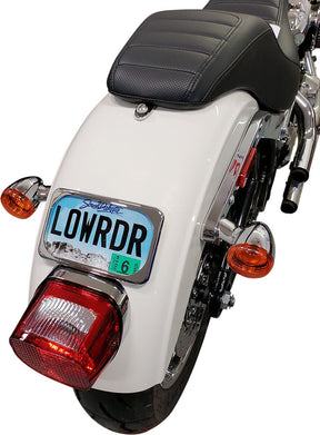 Drag Specialties Mount Lic Plt Radius Wide LICENSE PLATE GROUP Drag Specialties