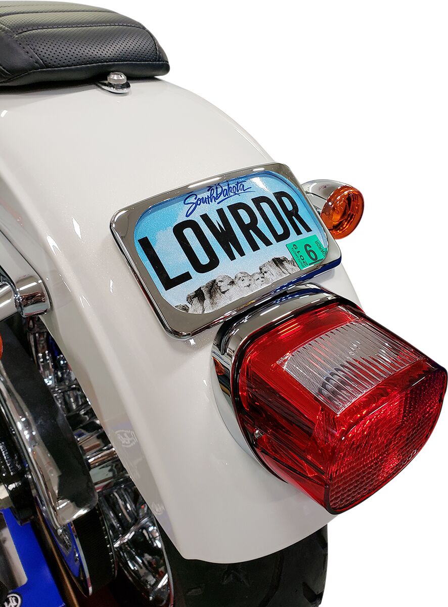 Drag Specialties Mount Lic Plt Radius Wide LICENSE PLATE GROUP Drag Specialties