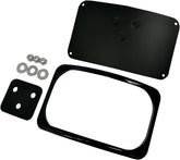 Drag Specialties Small Radius License Plate Mount Assemblies, Gloss Black License Plate Drag Specialties