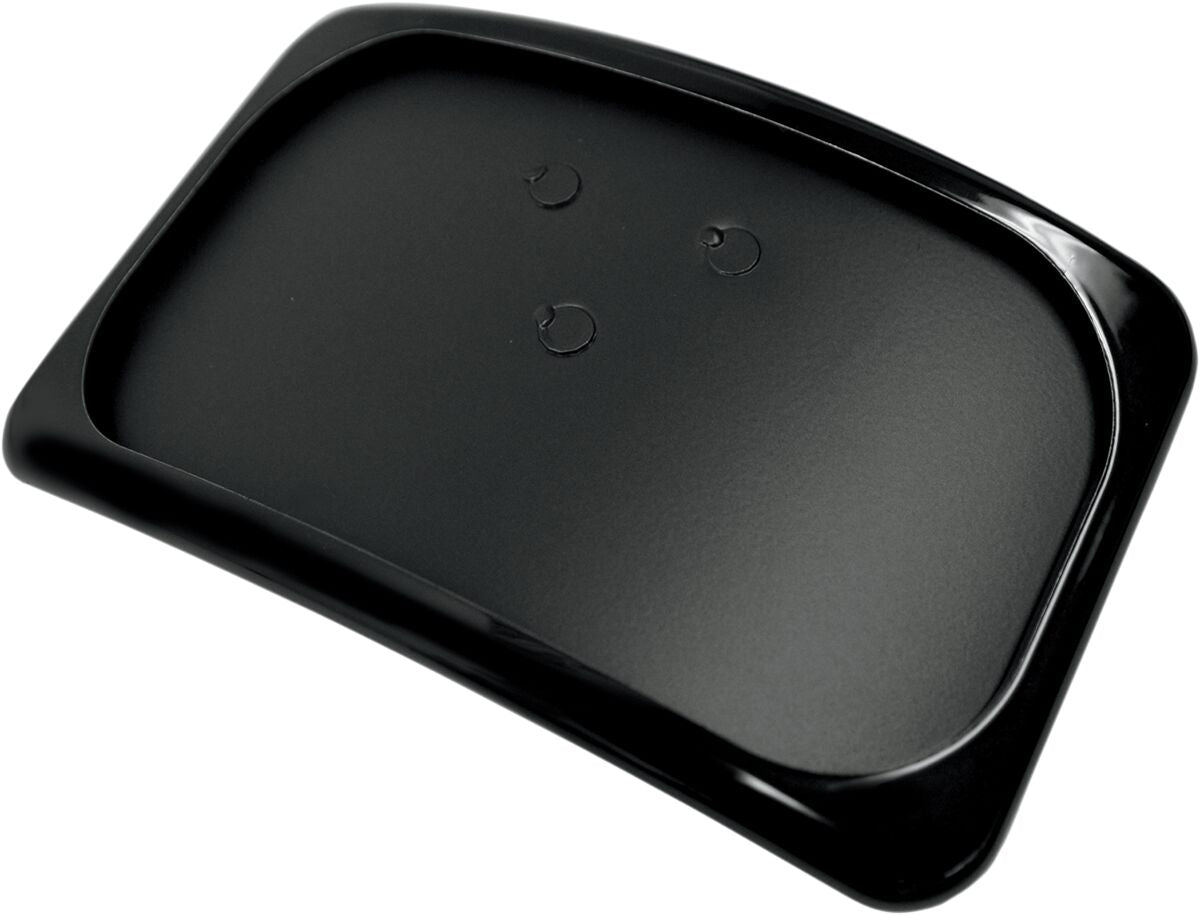 Drag Specialties Small Radius License Plate Mount Assemblies, Gloss Black License Plate Drag Specialties