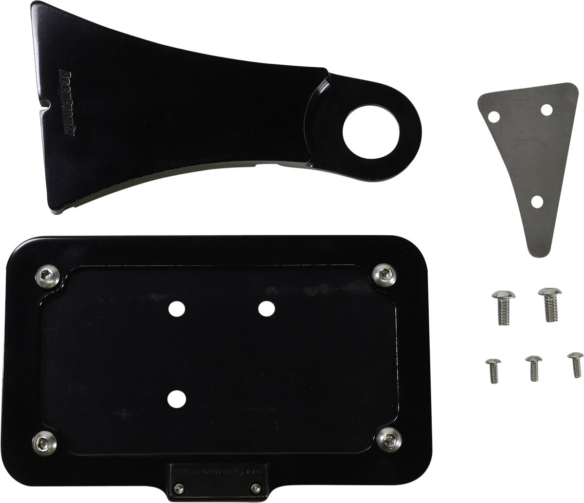 Accutronix Accutronix License Plate Side Mount Black Hd Sportster License Plate Accutronix