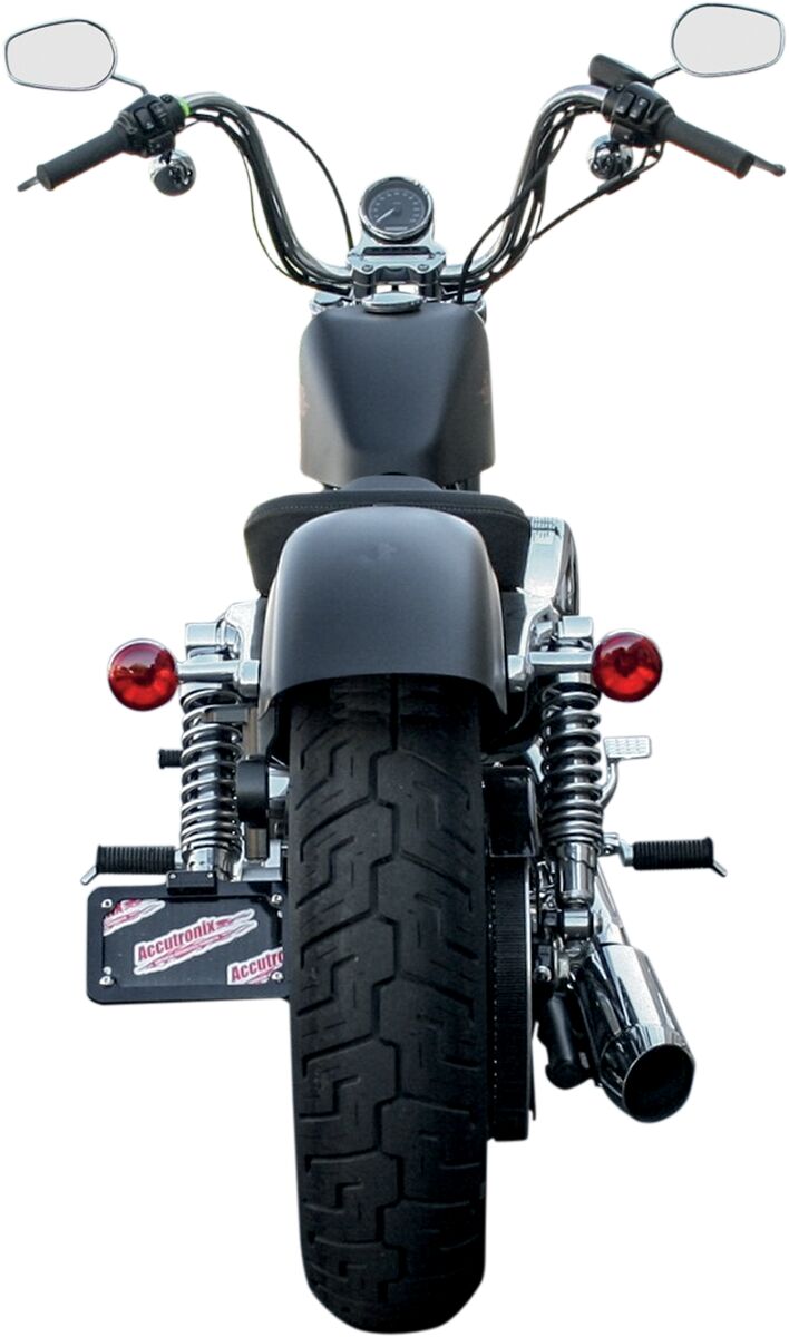 Accutronix Accutronix License Plate Side Mount Black Hd Sportster License Plate Accutronix