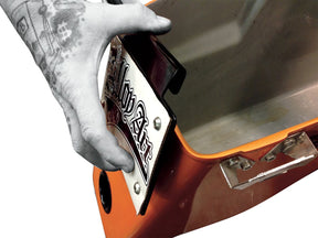 Alloy Art The Down Low Removable License Plate Mount, Black - Touring License Plate Alloy Art