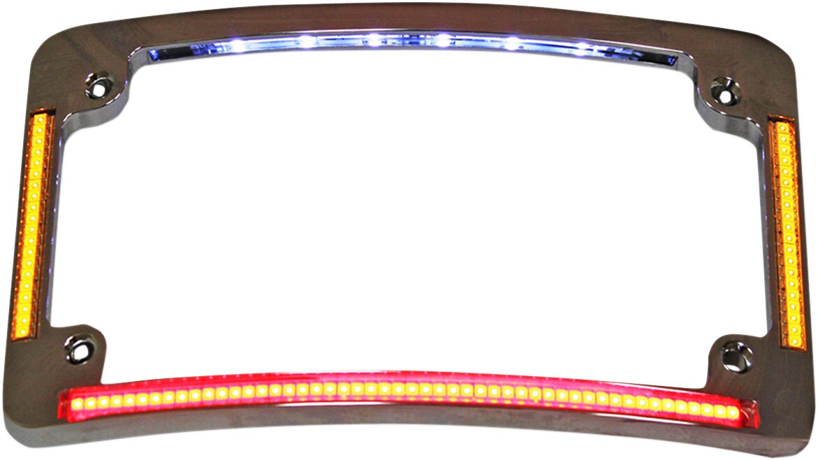 Custom Dynamics Truflex Radius Plate Frame Amb LICENSE PLATE GROUP Custom Dynamics