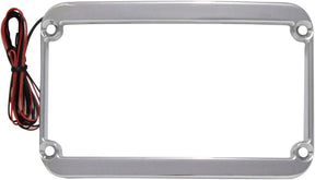 Klock Werks License Plate Frame Lighted Chrome License Plate Klock Werks