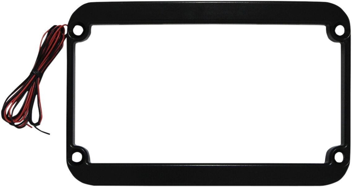 Klock Werks License Plate Frame Lighted Black License Plate Klock Werks