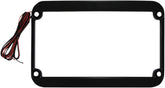 Klock Werks License Plate Frame Lighted Black License Plate Klock Werks