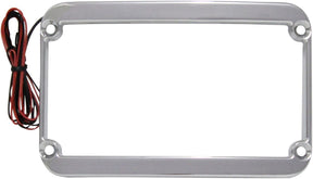 Klock Werks Frame L Plate W/Light Ch LICENSE PLATE GROUP Klock Werks