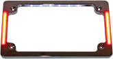 Custom Dynamics Frame Lic Plt W/Lt Chr LICENSE PLATE GROUP Custom Dynamics