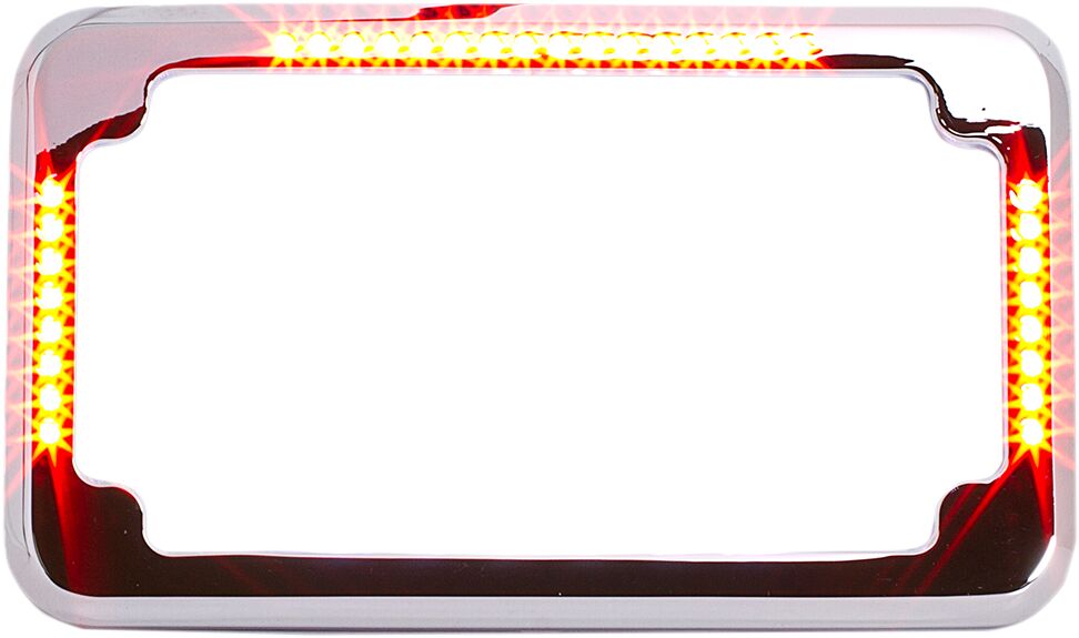Cycle Visions Frame Lp Slick Flat Chr LICENSE PLATE GROUP Cycle Visions