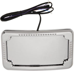 Cycle Visions Frame Lp Slick 3 Hole Chr LICENSE PLATE GROUP Cycle Visions